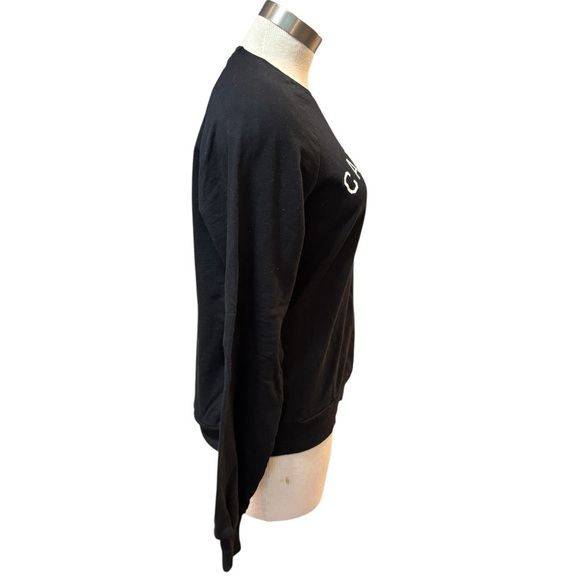 Peace Collective Womens Sweatshirt Crewneck "Canadian Built" Black Sz. M - Picture 3 of 9